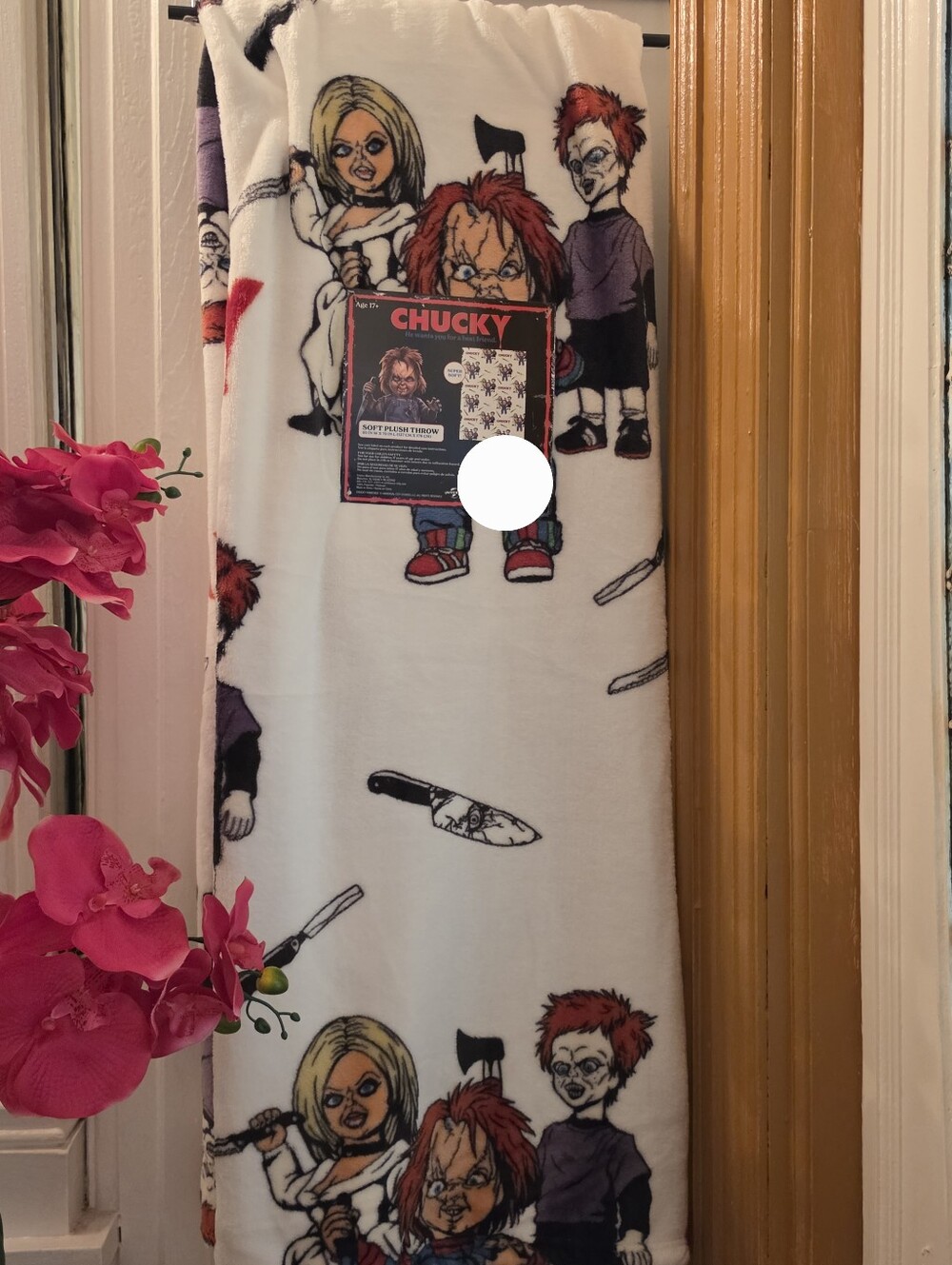 Seed Of Chucky Halloween Plush Throw Blanket Viral